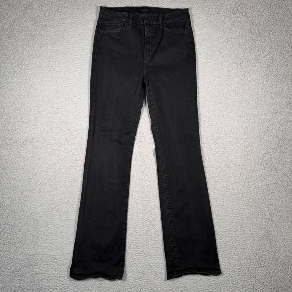 Joes Jeans Womens 31x33 Black High Rise Bootcut Pluto 5 Pocket Denim Preppy Logo